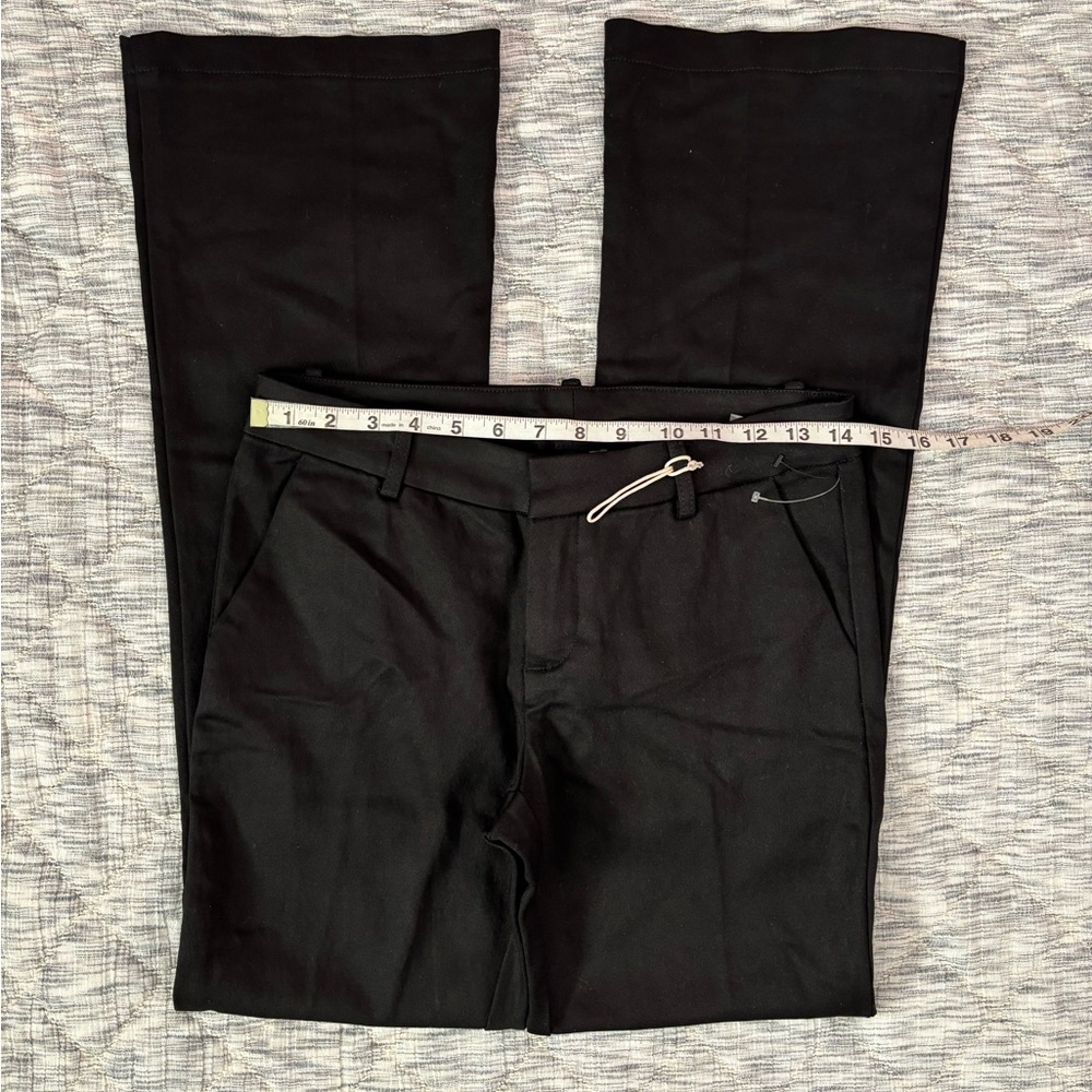 NWOT KUT From The Kloth Mid Rise Bootcut Trouser Pants Sz 4 | Black Trousers-